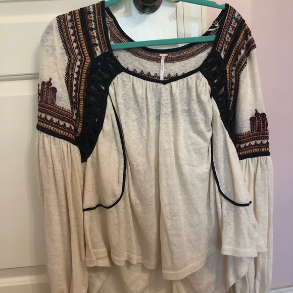 Free People Long Sleeve Top - Picture 1 of 5